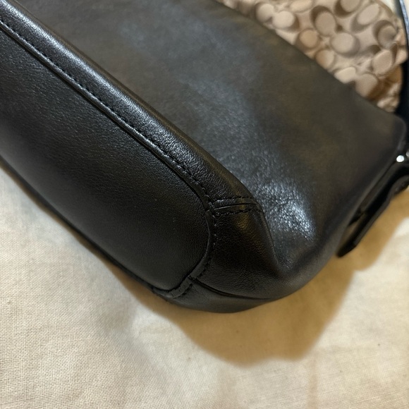 Coach Mini Bag Black Leather Mini-Purse Legacy Leather Vintage - Picture 7 of 16
